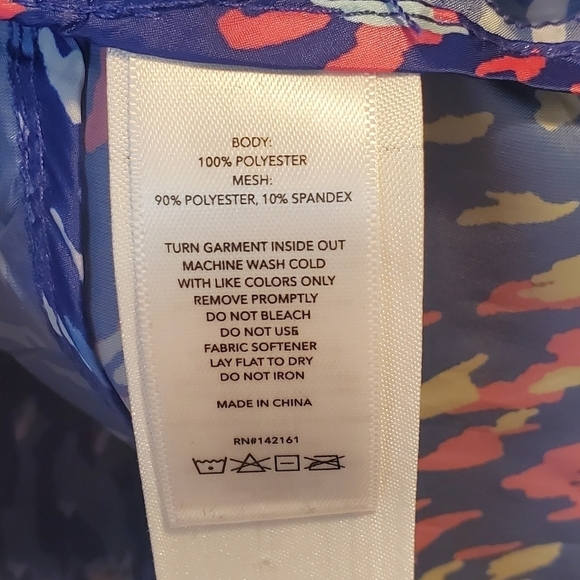 NWT Lularoe Rise Determined Zip Up Windbreaker‎ XL Floral.DETERMINEDLIGHTWEIGHT - Picture 10 of 16
